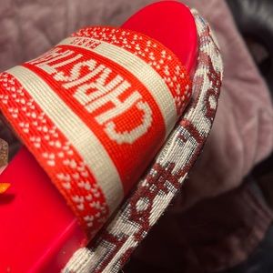 Christian Dior Slides RED